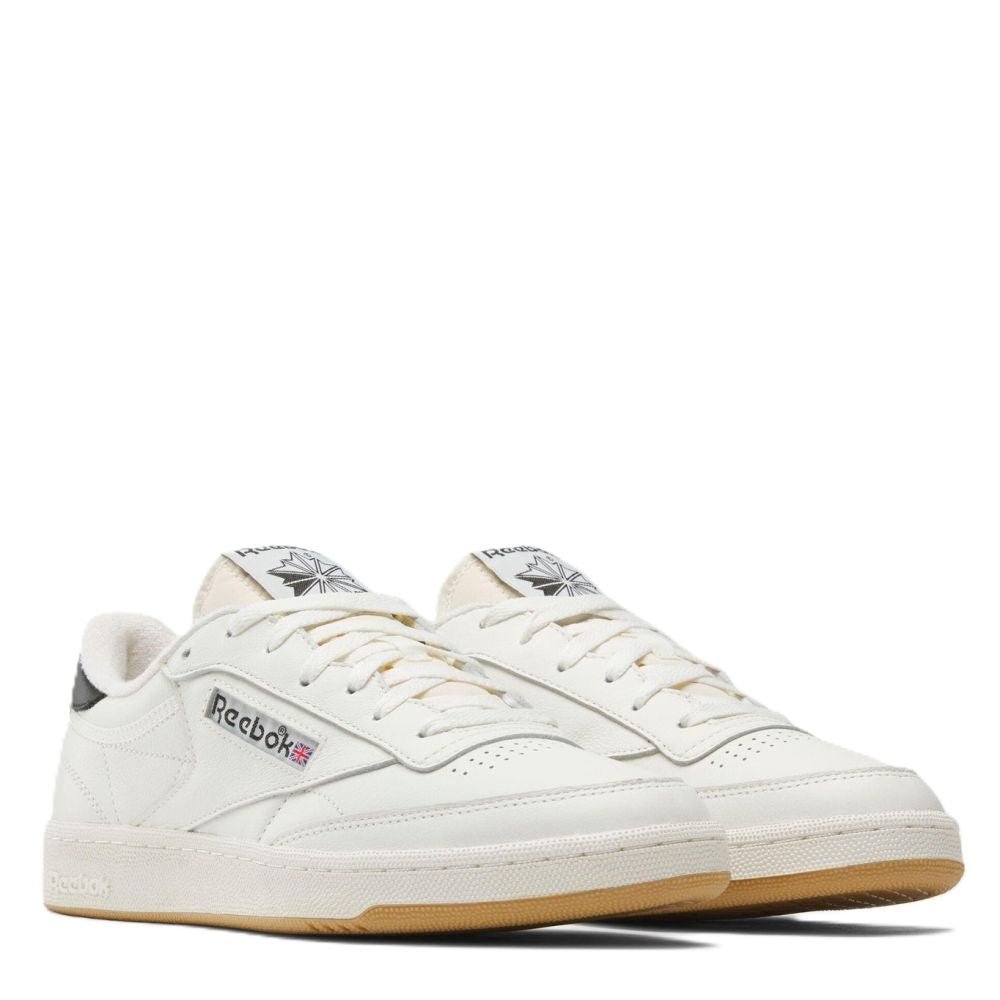Reebok Men's Club C 85 Vintage in Chalk/Black/Gum - Getoutside Shoes