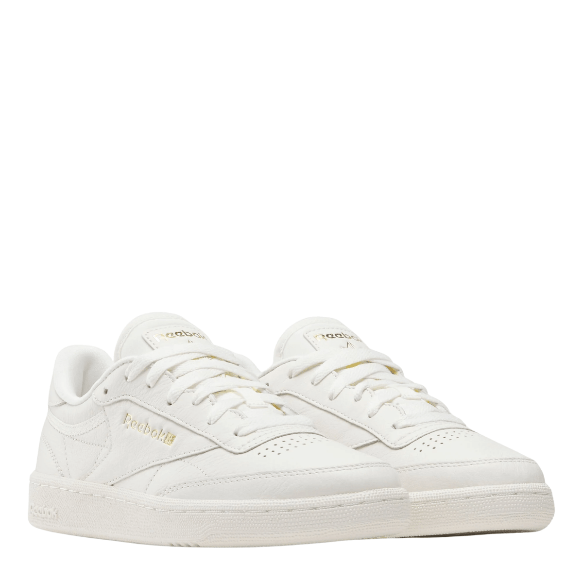 Reebok Women's Club C 85 in Chalk/Gold Metallic - Getoutside Shoes