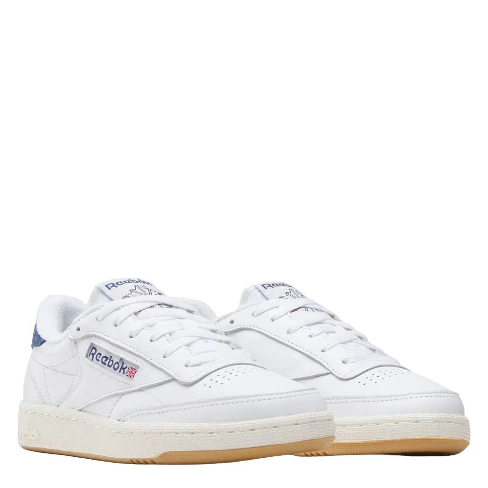 Reebok Women's Club C 85 Vintage in White/Batik Blue/Chalk - Getoutside Shoes