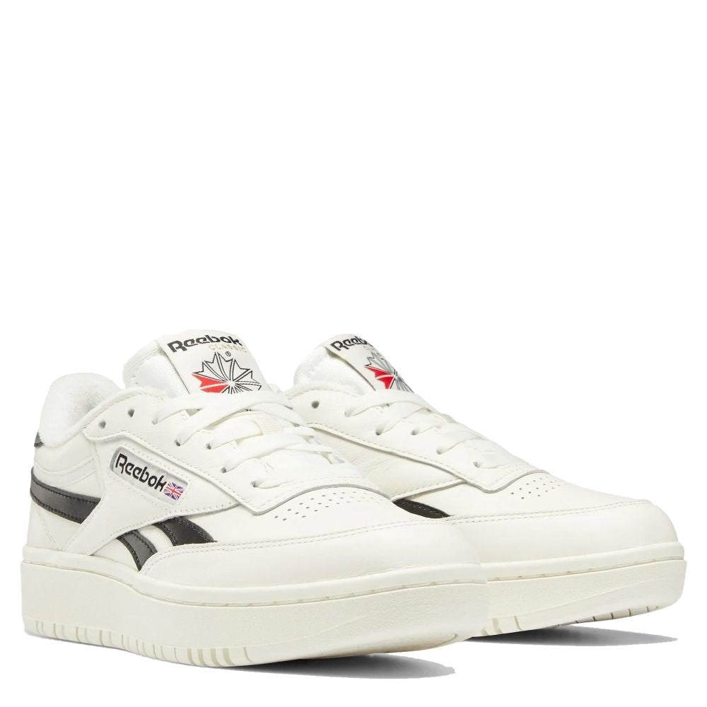Reebok Women's Club C Double in Chalk/Core Black - Getoutside Shoes