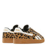 Reebok Women's Club C Grounds UK in Cheetah/Chalk - Getoutside Shoes