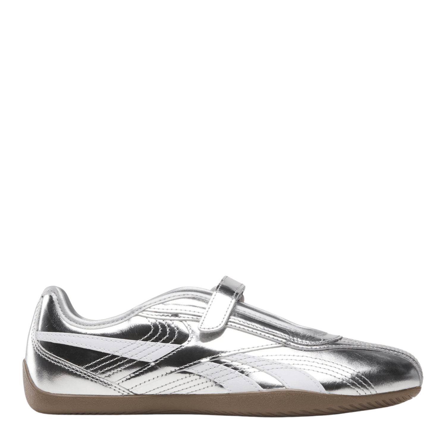 Reebok Women's Ultra Lo Mary Jane in Silver/White/Gum - Getoutside Shoes
