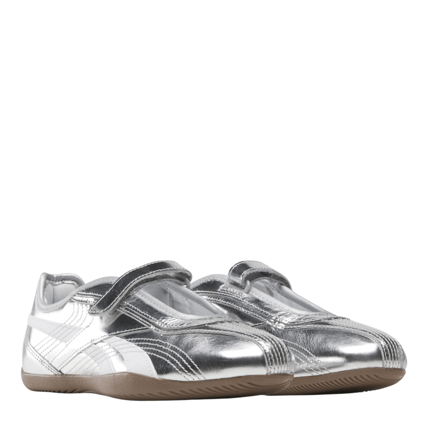 Reebok Women's Ultra Lo Mary Jane in Silver/White/Gum - Getoutside Shoes