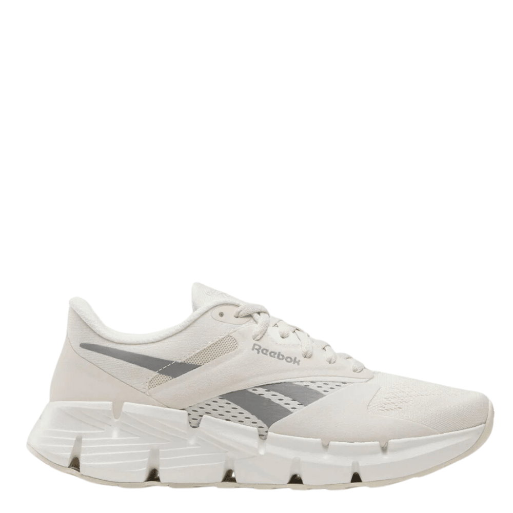 Reebok Women's Zig Dynamica 5 in Alabaster/Chalk/Grey 3 - Getoutside Shoes