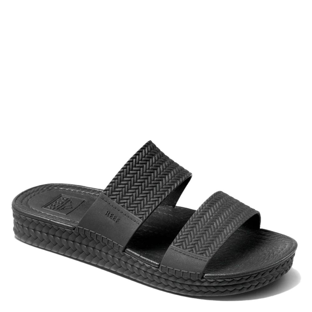 Reef Women's Water Vista Slide in Black - Getoutside Shoes
