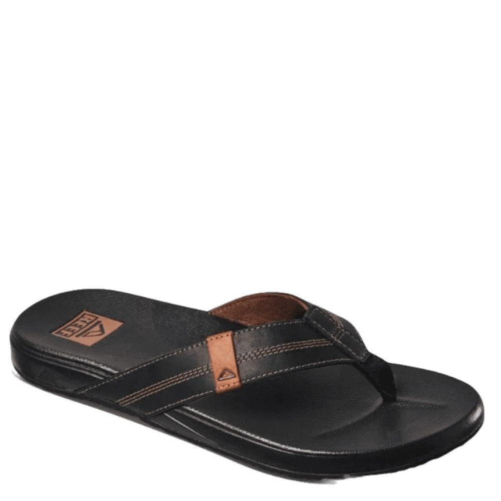 Reef Men&#39;s Santa Ana LE in Black/Tan