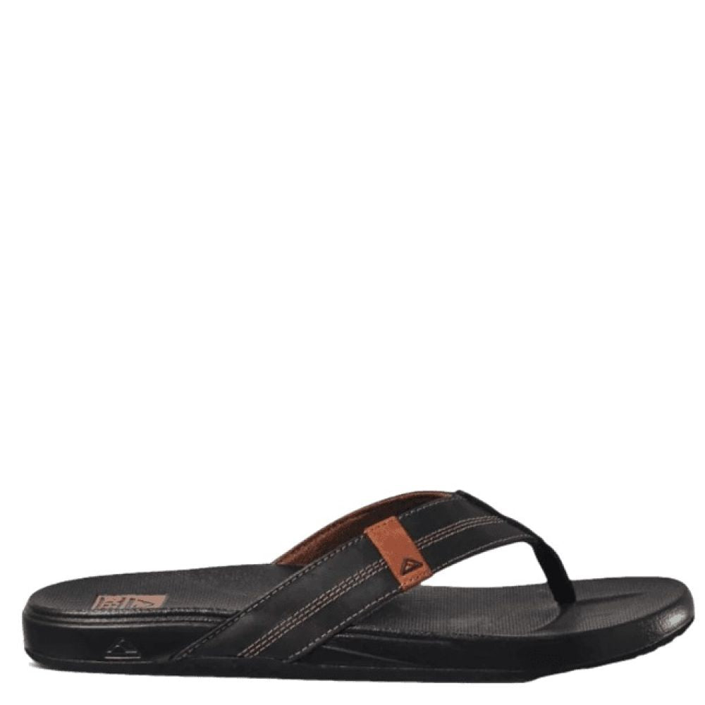 Reef Men&#39;s Santa Ana LE in Black/Tan