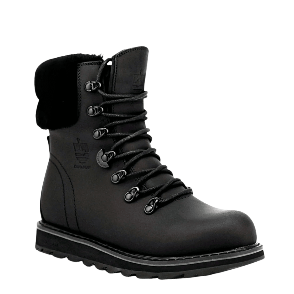 Royal Canadian Women's Cambridge in All Black - Getoutside Shoes