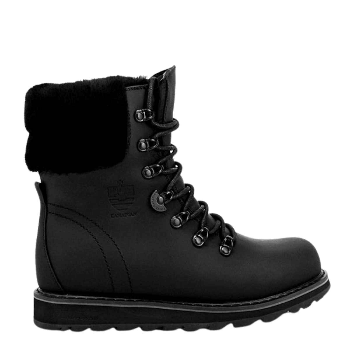 Royal Canadian Women's Cambridge in All Black - Getoutside Shoes