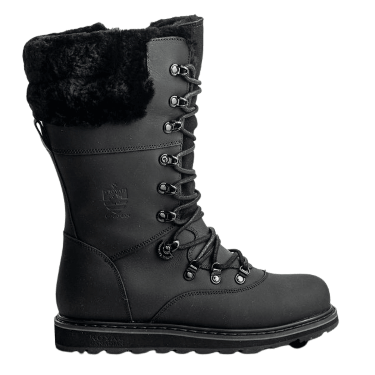 Royal Canadian Women's Castlegar in All Black - Getoutside Shoes