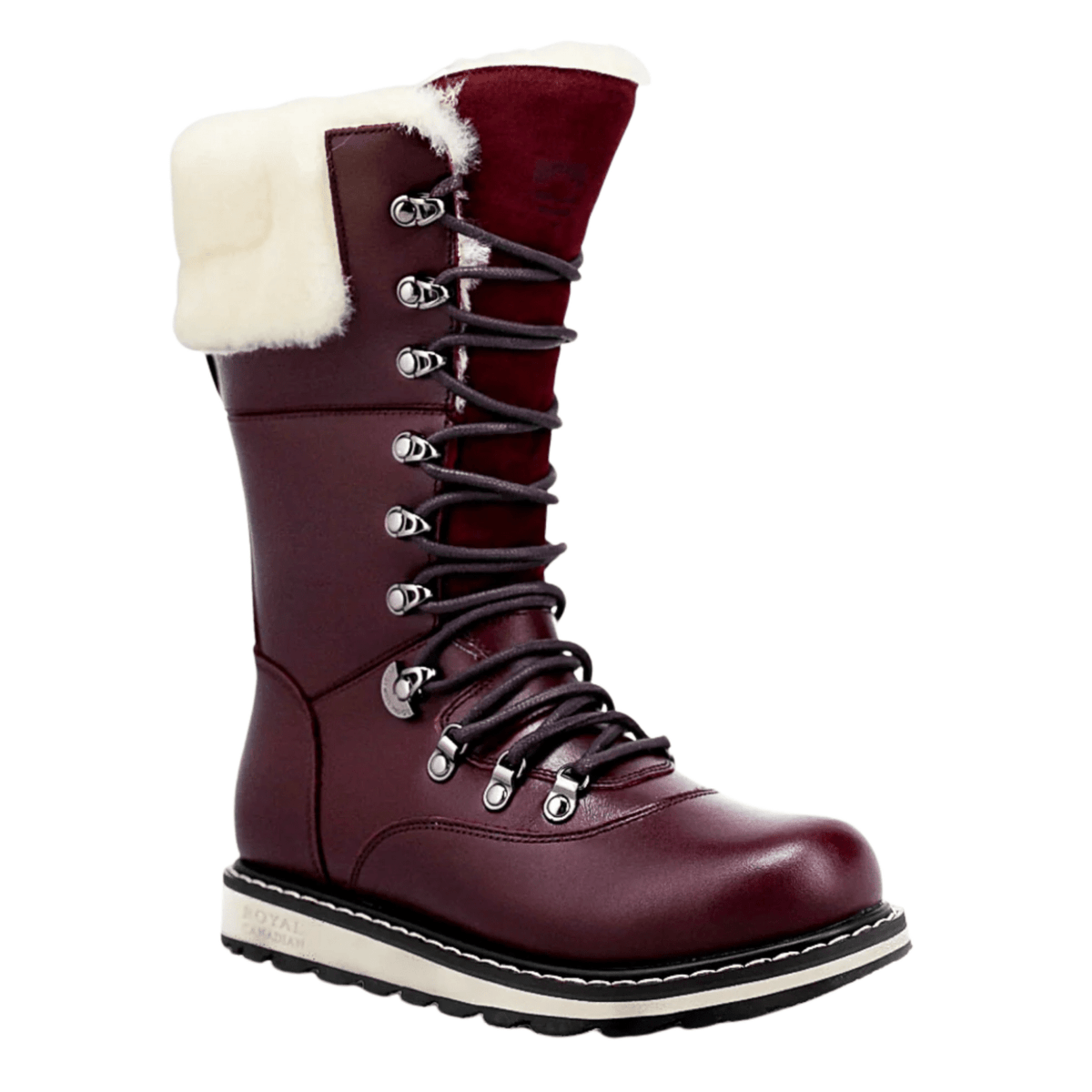 Royal Canadian Women's Castlegar in Burgundy - Getoutside Shoes