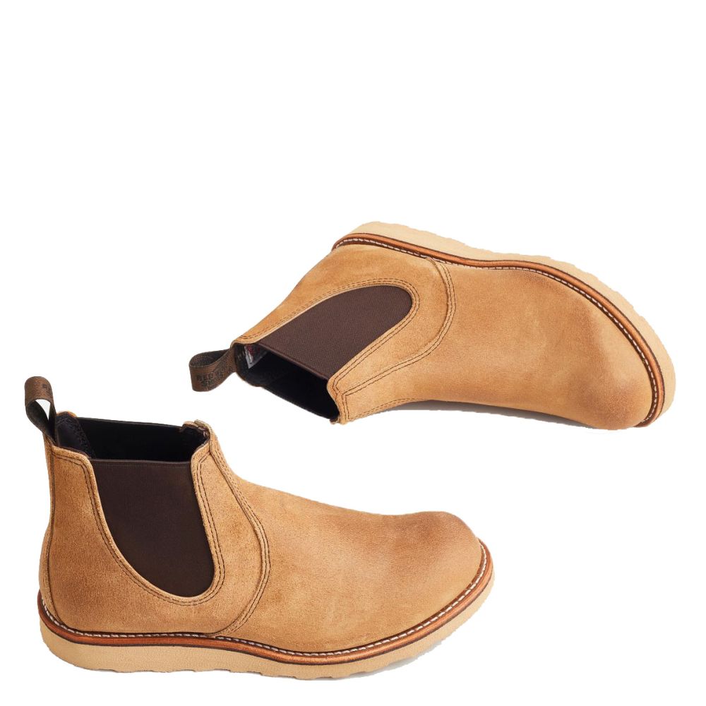 Red Wing Men's Classic Chelsea 3192 in Hawthorne Muleskinner Leather (D Width)