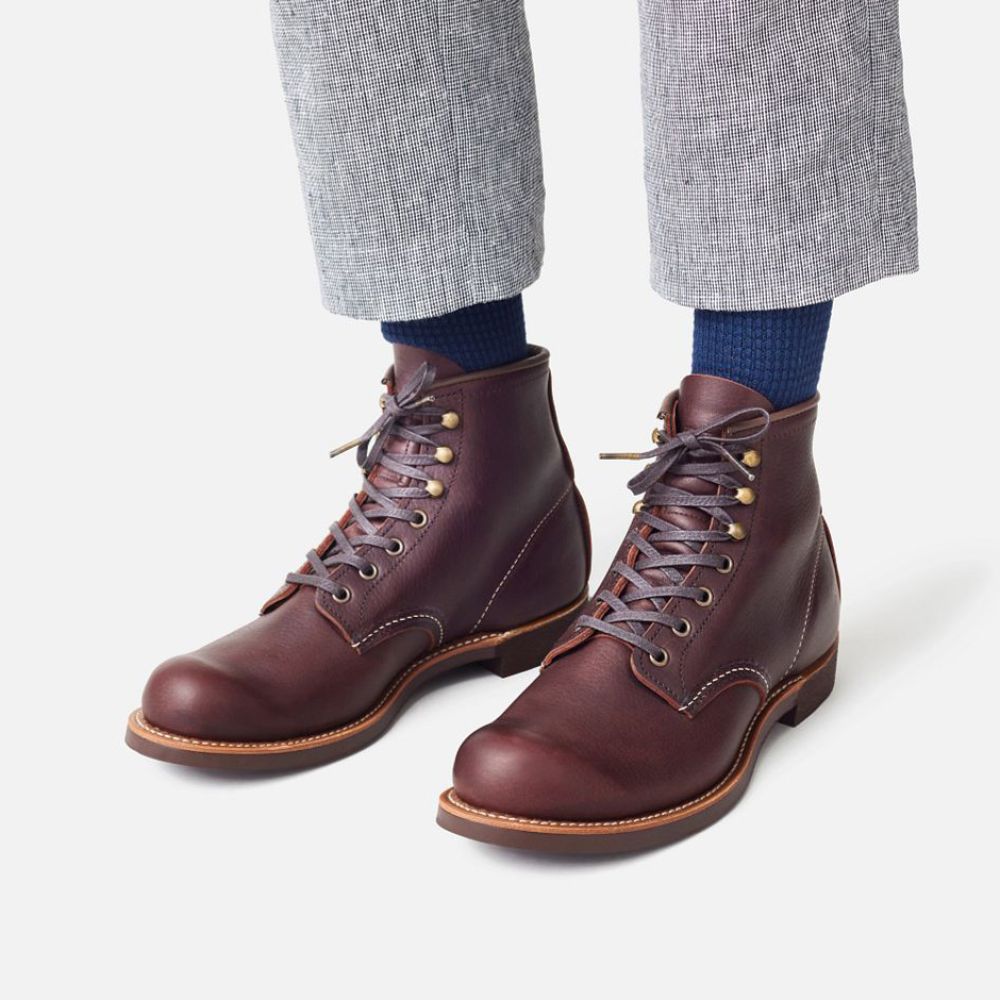 Red Wing Men&#39;s Blacksmith 3340D in Briar Oil-Slick Leather