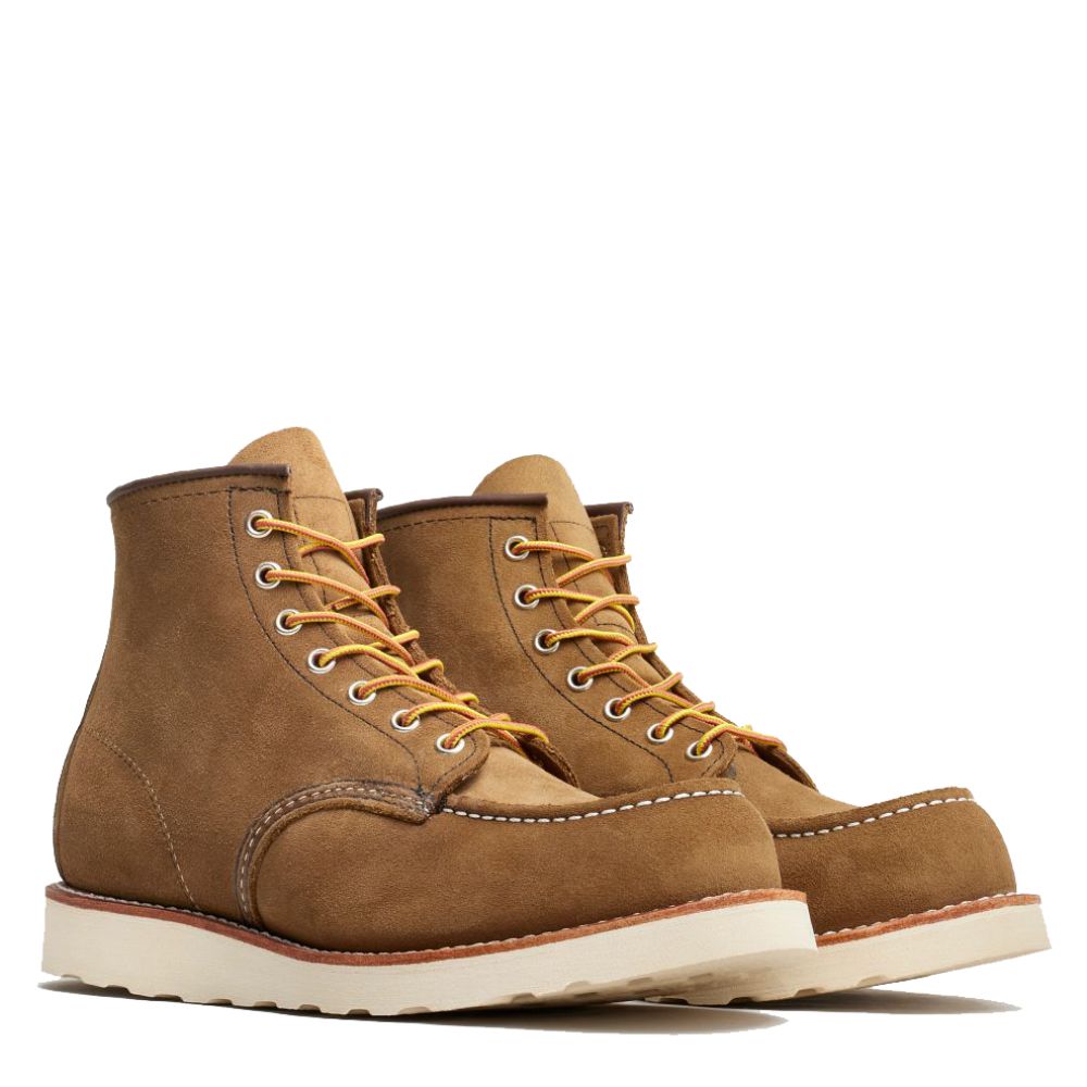 Red Wing Men's Classic 6 Inch Moc 8881 in Olive Mohave Leather