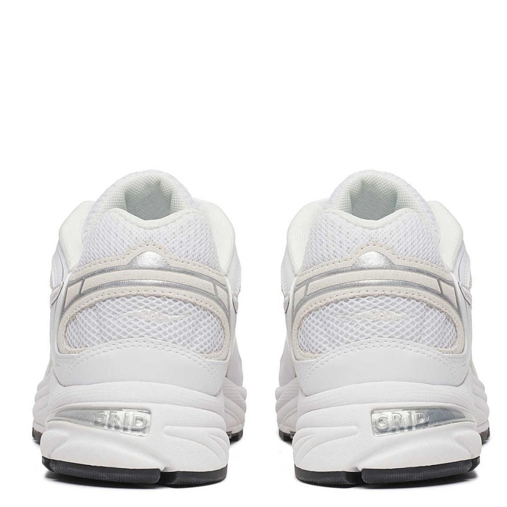 Saucony Grid Jazz 9 Suede in White - Getoutside Shoes