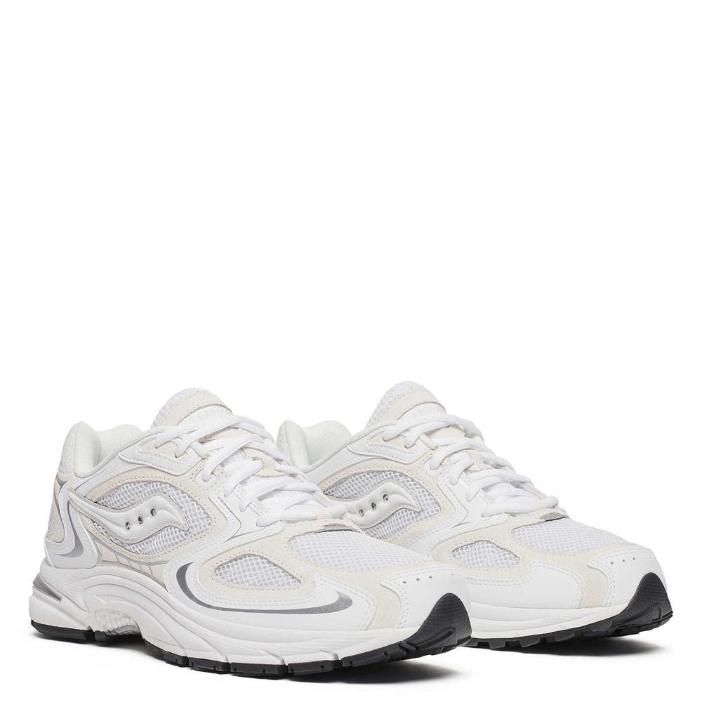 Saucony Grid Jazz 9 Suede in White - Getoutside Shoes