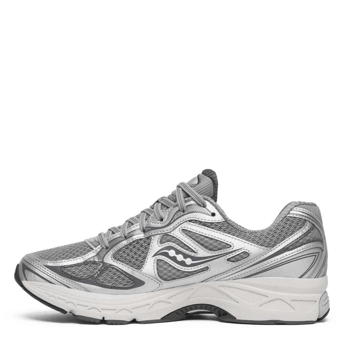 Saucony Men's ProGrid Guide 7 in Grey/Silver - Getoutside Shoes