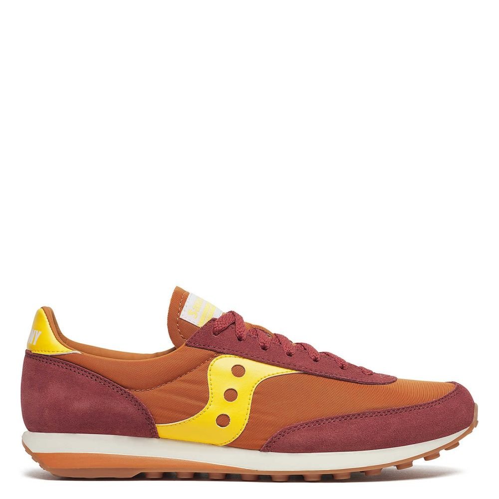 Saucony Men's Trainer 80 in Amber/Yellow - Getoutside Shoes
