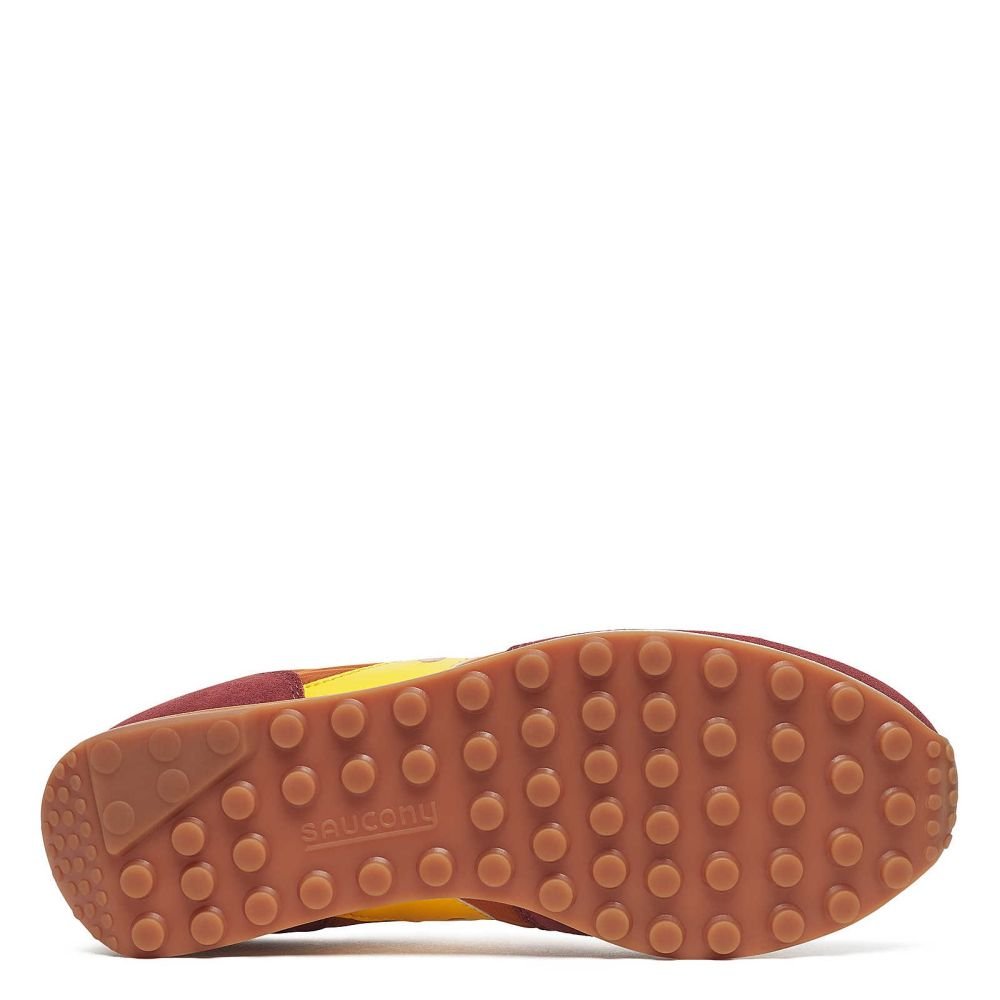 Saucony Men's Trainer 80 in Amber/Yellow - Getoutside Shoes
