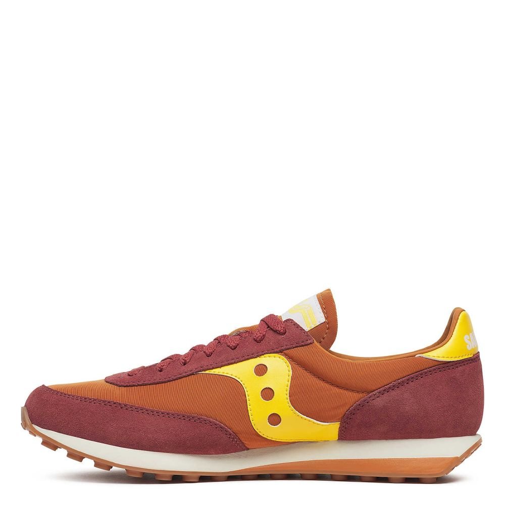 Saucony Men's Trainer 80 in Amber/Yellow - Getoutside Shoes