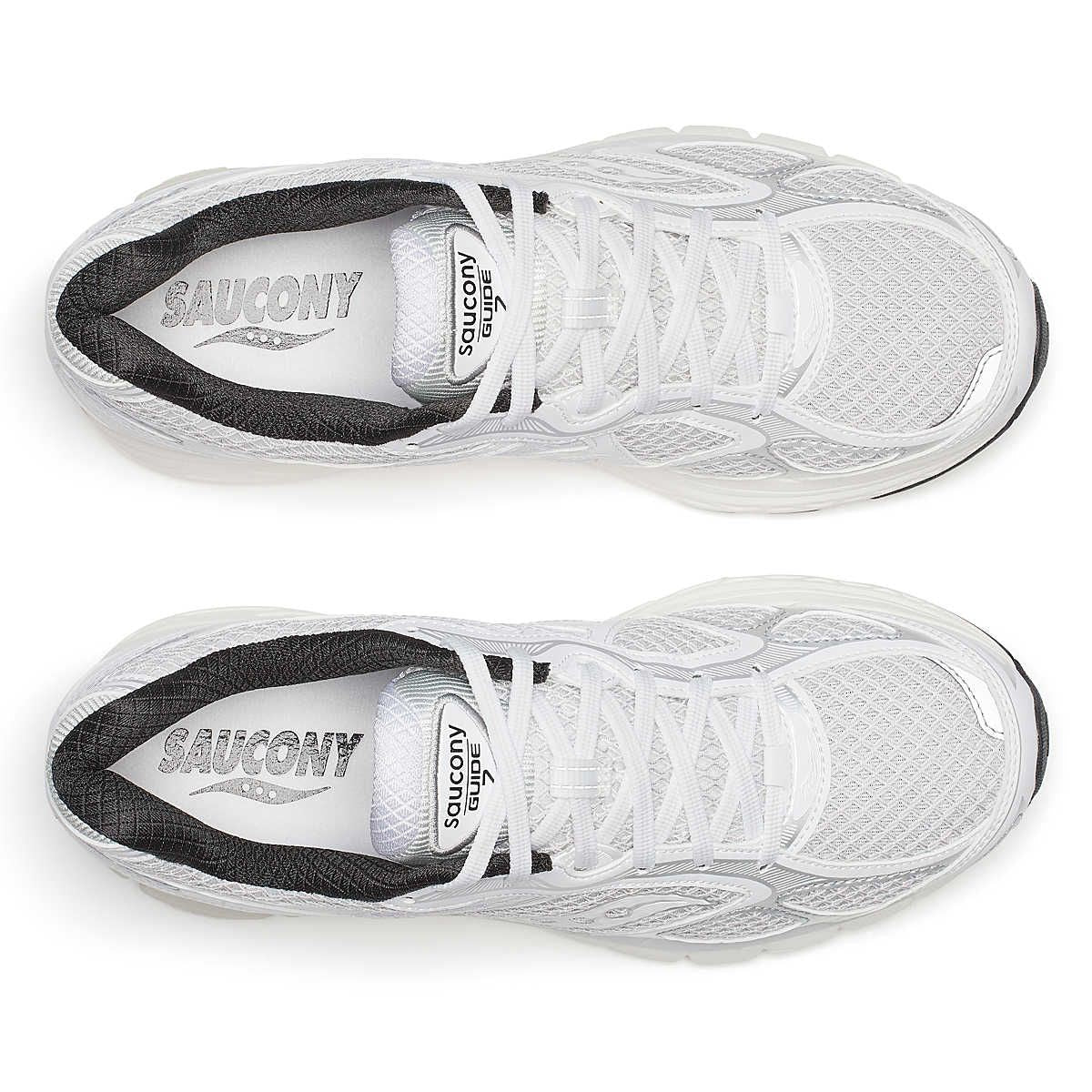 Saucony ProGrid Guide 7 in White/Black - Getoutside Shoes