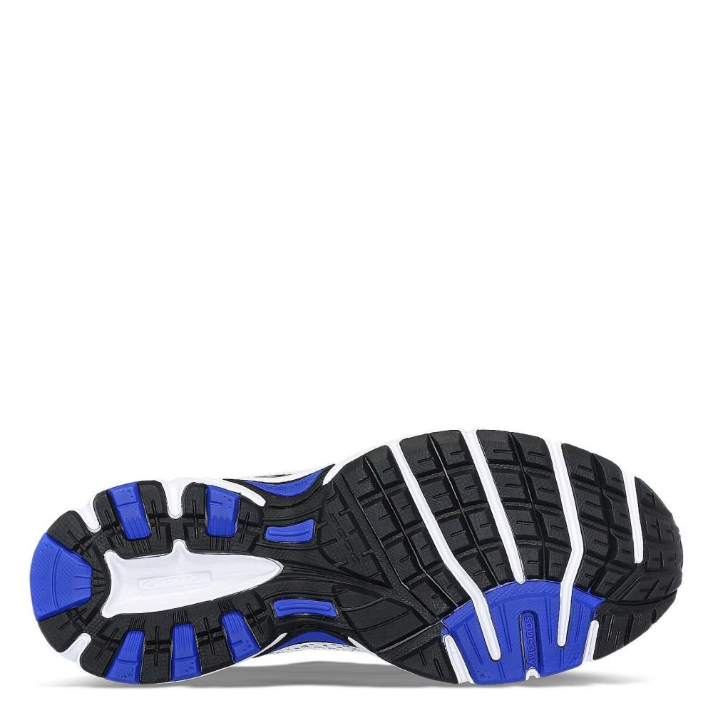 Saucony Ride Millennium in White/Royal - Getoutside Shoes