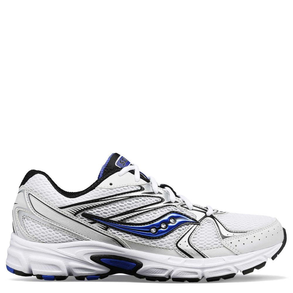 Saucony Ride Millennium in White/Royal - Getoutside Shoes
