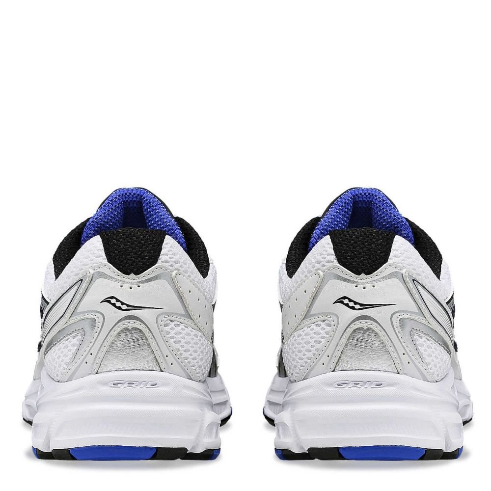 Saucony Ride Millennium in White/Royal - Getoutside Shoes