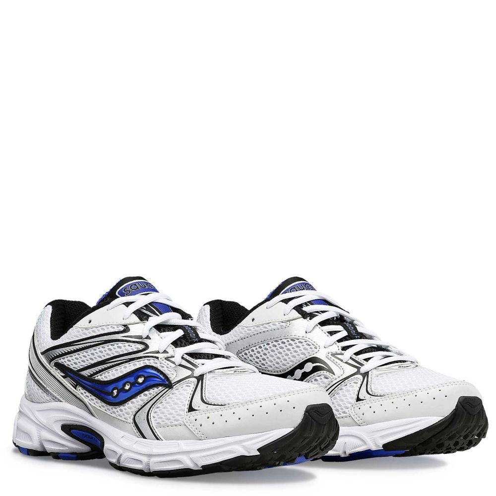Saucony Ride Millennium in White/Royal - Getoutside Shoes