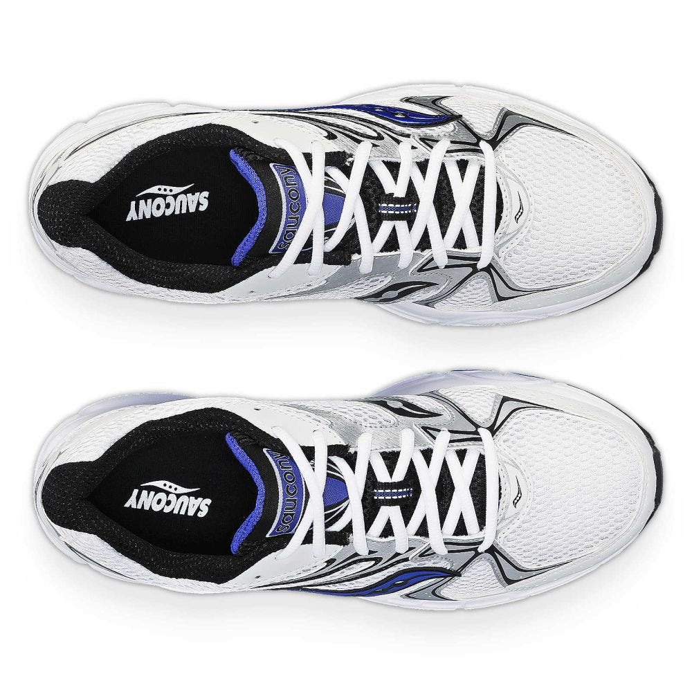 Saucony Ride Millennium in White/Royal - Getoutside Shoes