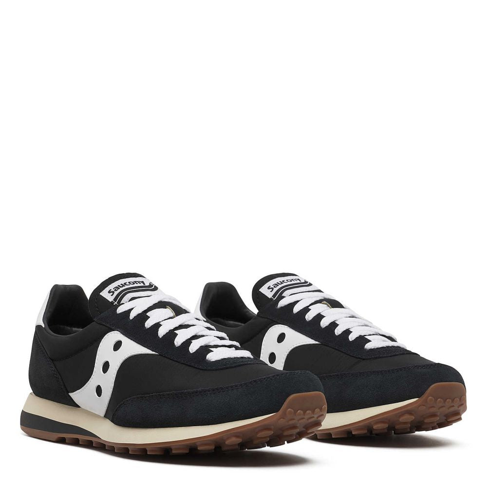 Saucony Trainer 80 in Black/White - Getoutside Shoes