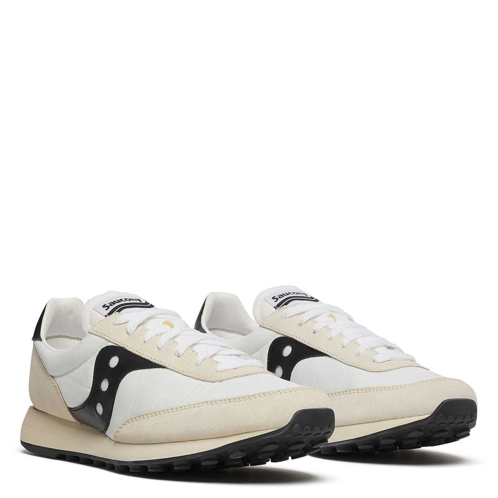 Saucony Trainer 80 in White/Black - Getoutside Shoes