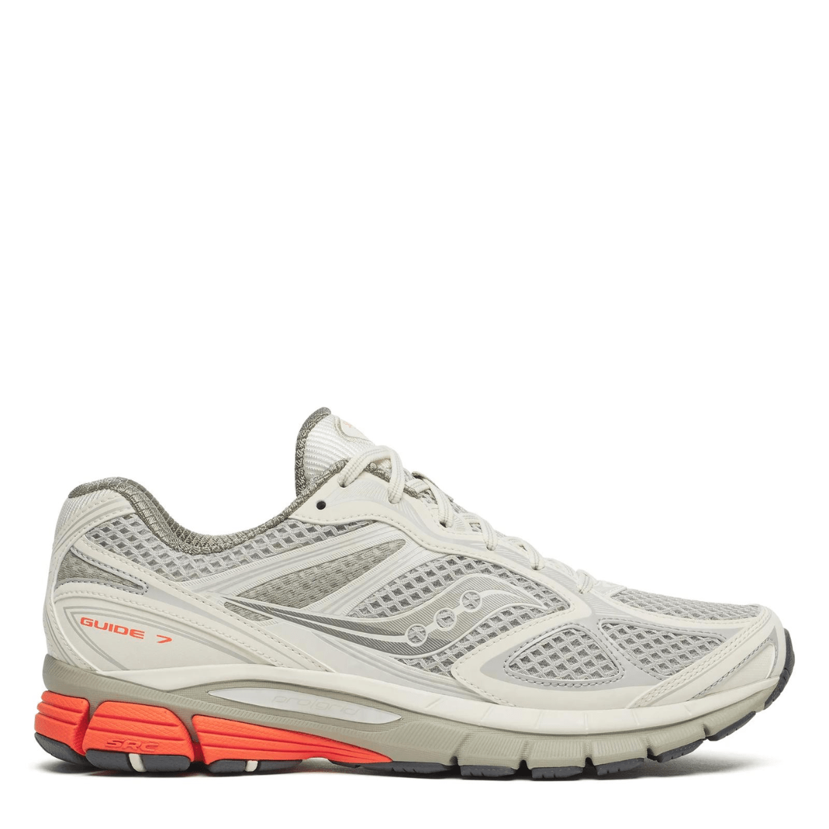 Saucony Women's ProGrid Guide 7 in Tofu/Fire - Getoutside Shoes