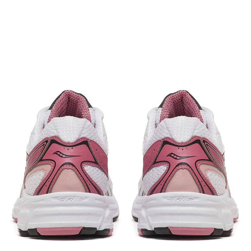 Saucony Women's Ride Millennium in White/Rose - Getoutside Shoes