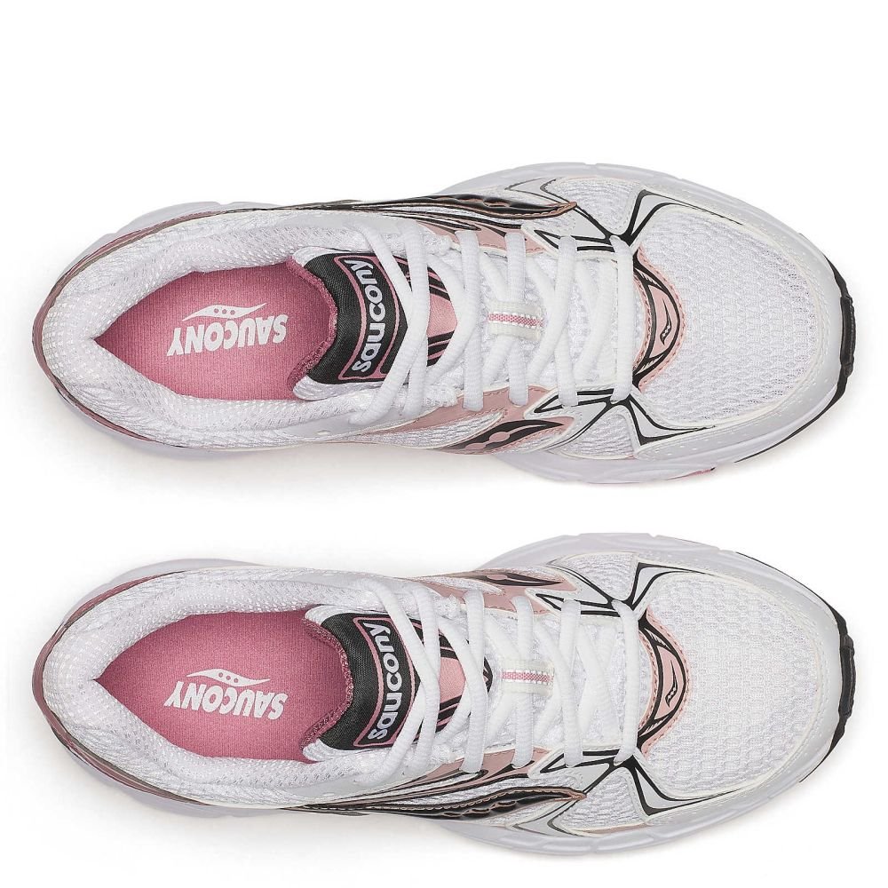 Saucony Women's Ride Millennium in White/Rose - Getoutside Shoes