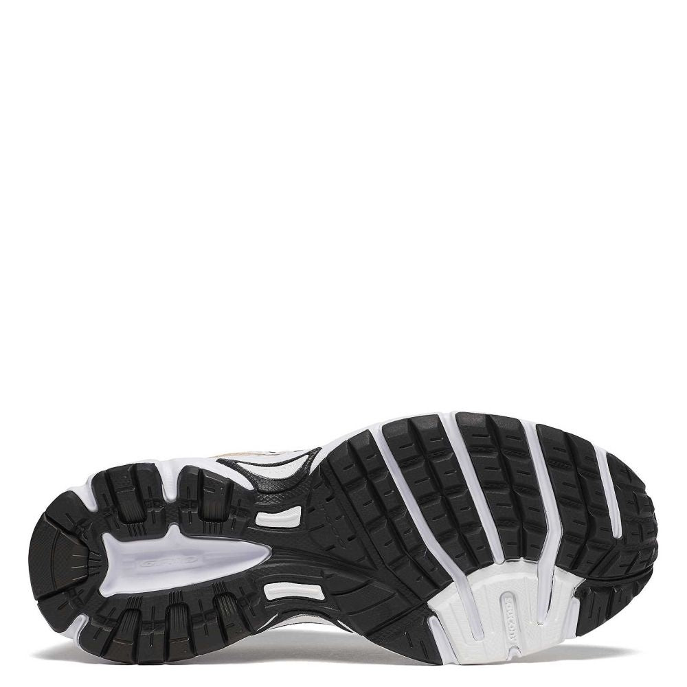 Saucony Women&#39;s Ride Millennium in White/Gold/Black
