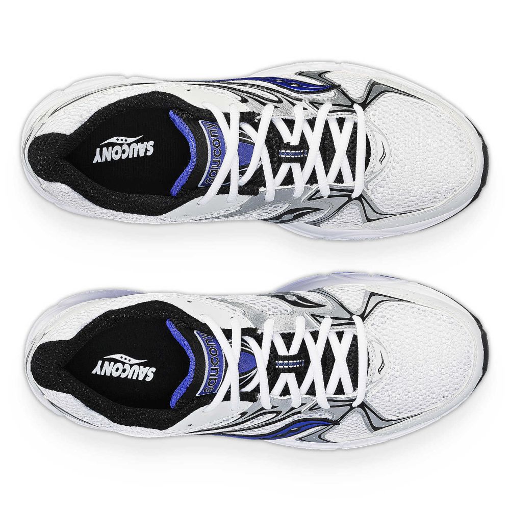 Saucony Ride Millennium in White/Royal