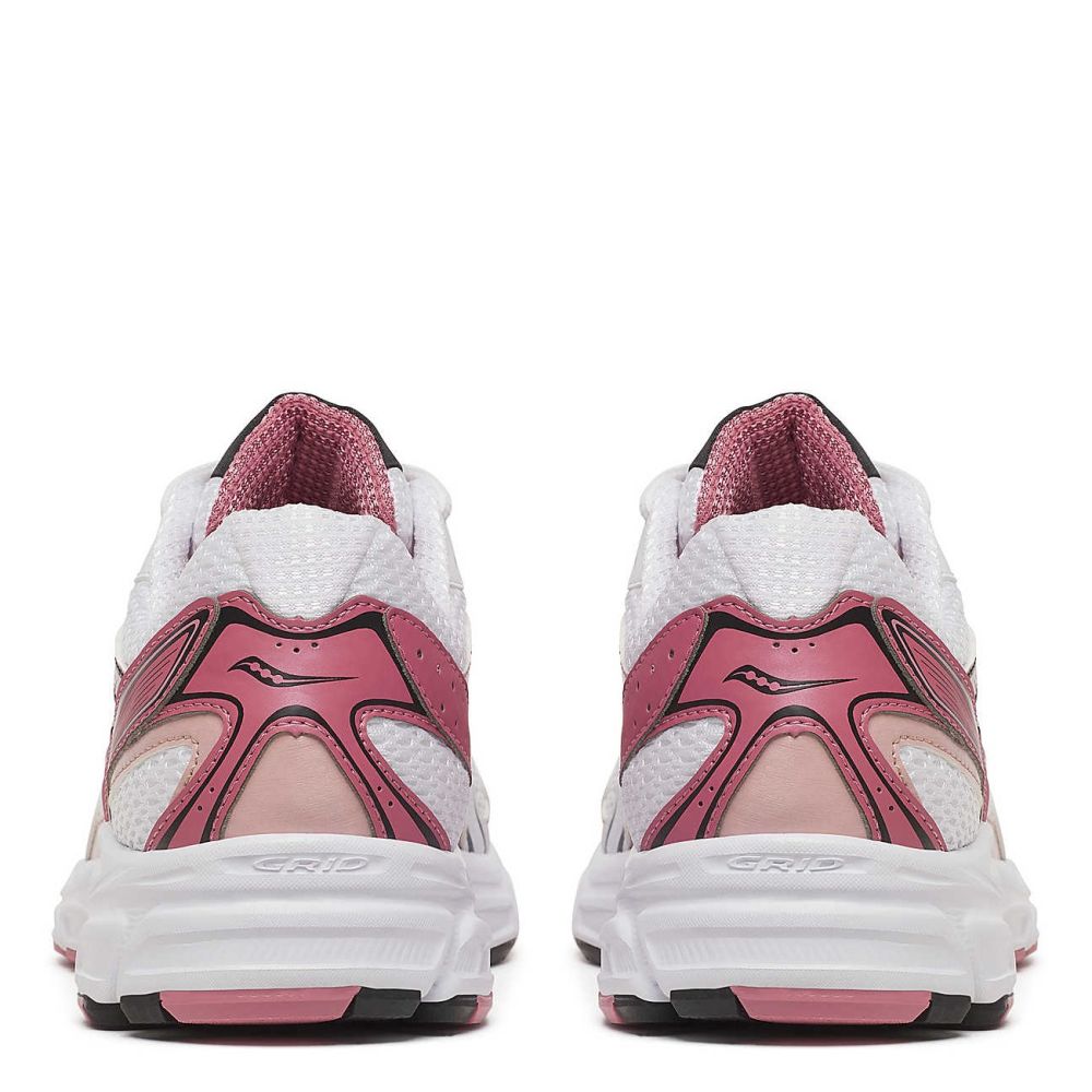 Saucony Women's Ride Millennium in White/Rose