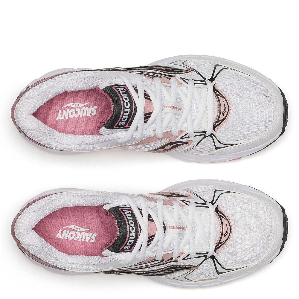 Saucony Women's Ride Millennium in White/Rose