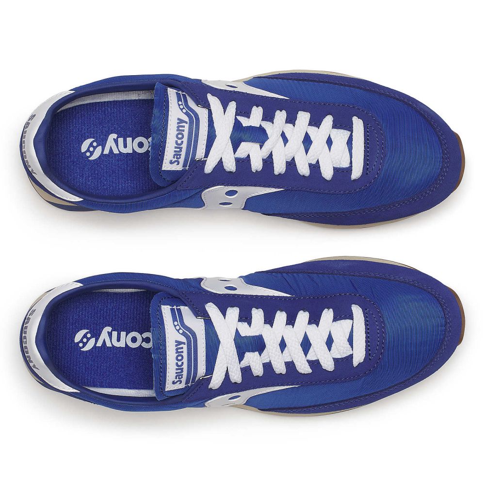 Saucony Trainer 80 in Royal/White