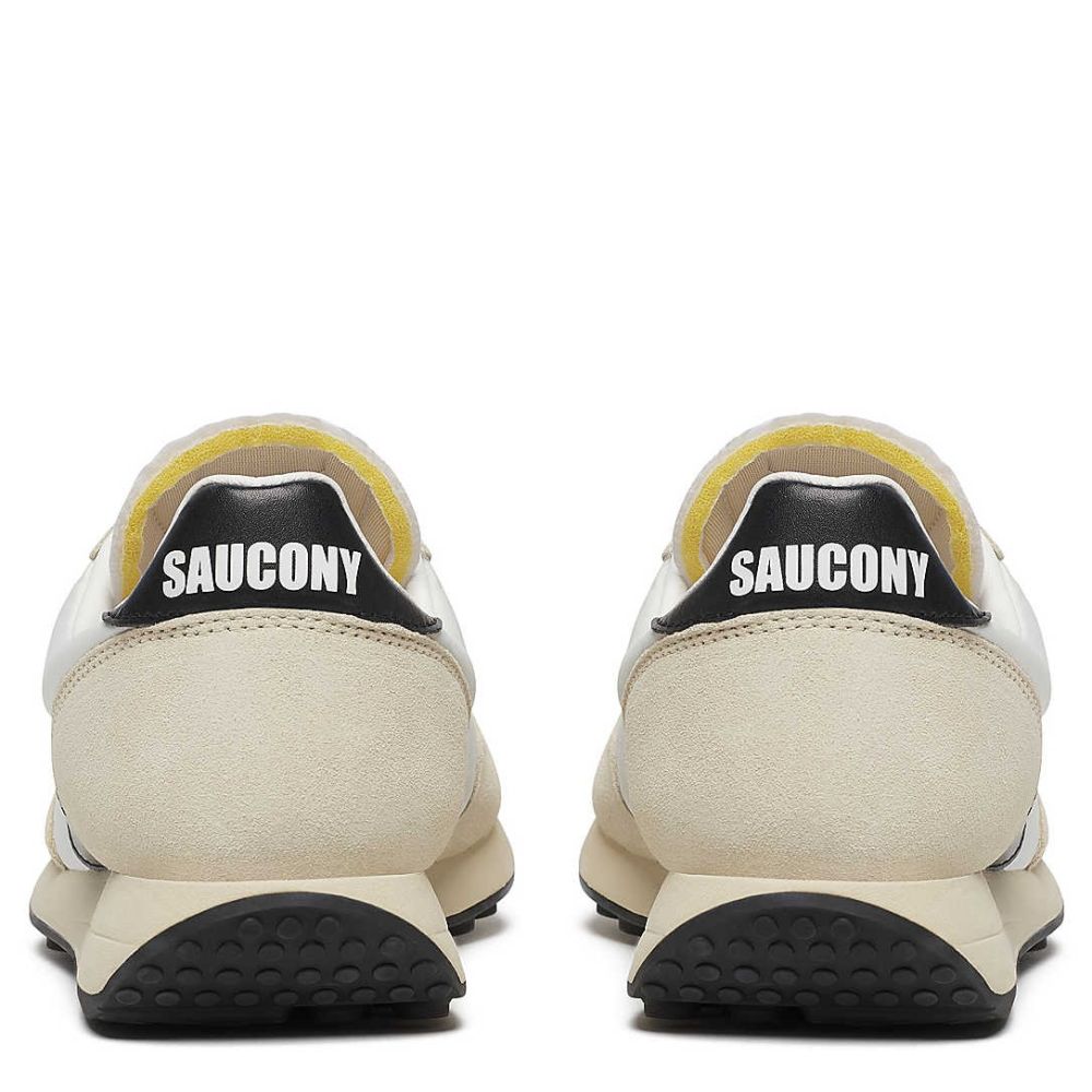 Saucony Trainer 80 in White/Black