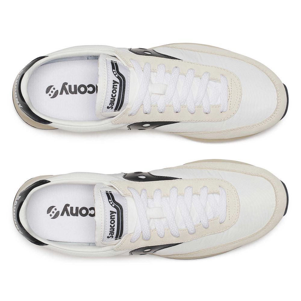 Saucony Trainer 80 in White/Black