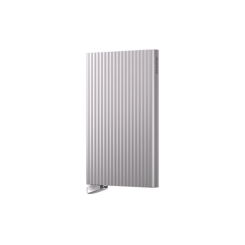 Secrid Card Protector+ Fluted in Silver - Getoutside Shoes