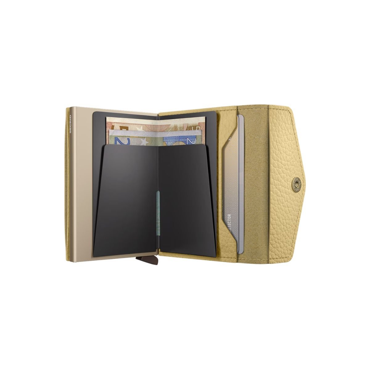 Secrid Envelope Wallet Pebble in Butter Yellow - Getoutside Shoes