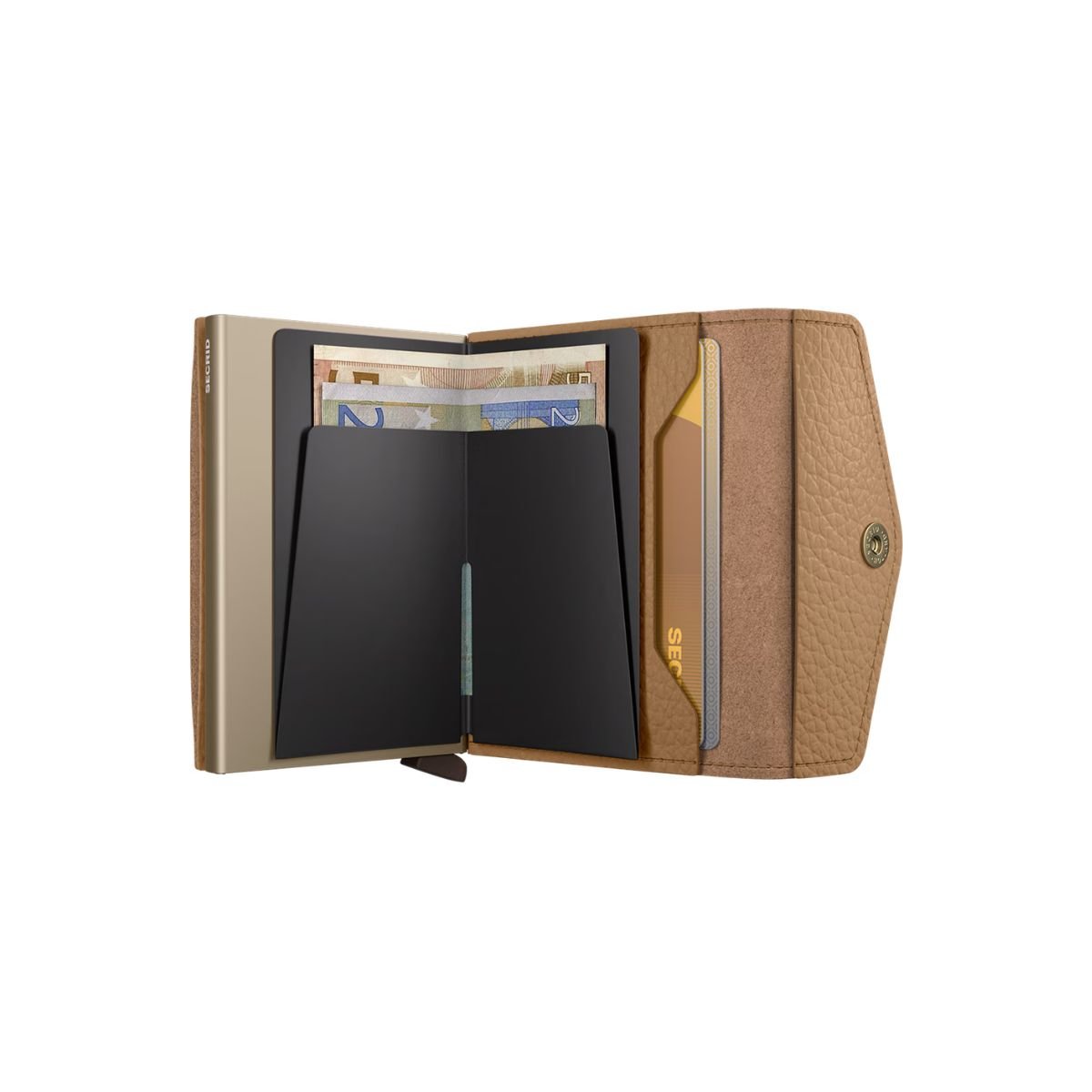 Secrid Envelope Wallet Pebble in Cappuccino - Getoutside Shoes