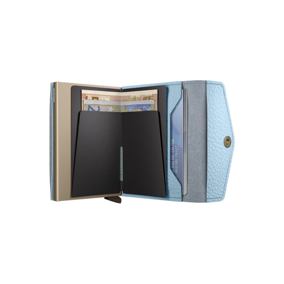 Secrid Envelope Wallet Pebble in Ice Blue - Getoutside Shoes