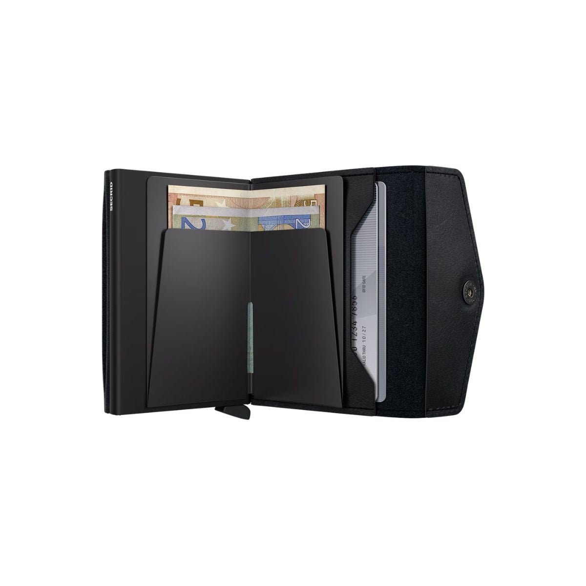 Secrid Envelope Wallet Vintage in Black - Getoutside Shoes