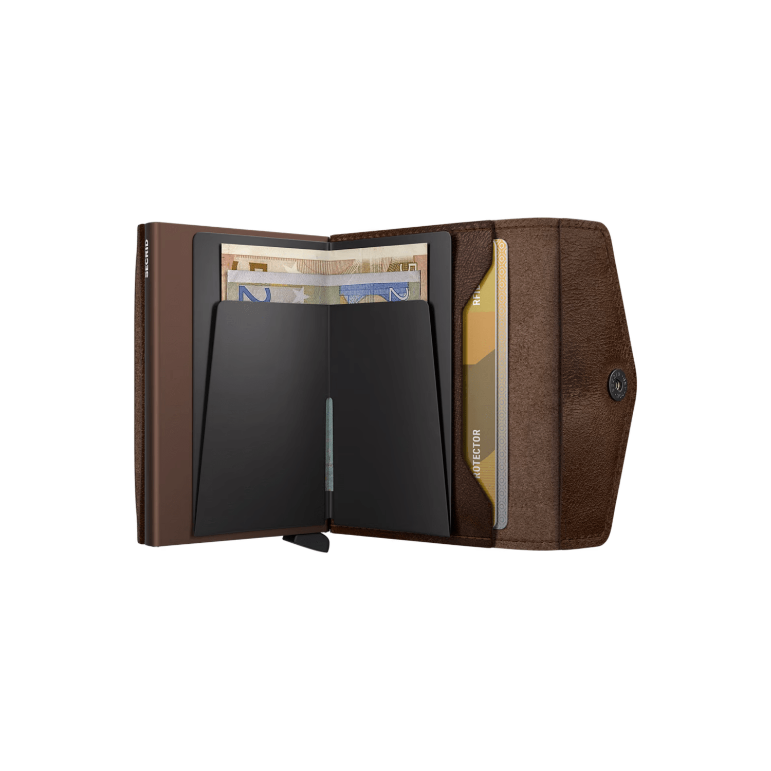 Secrid Envelope Wallet Vintage in Chocolate - Getoutside Shoes