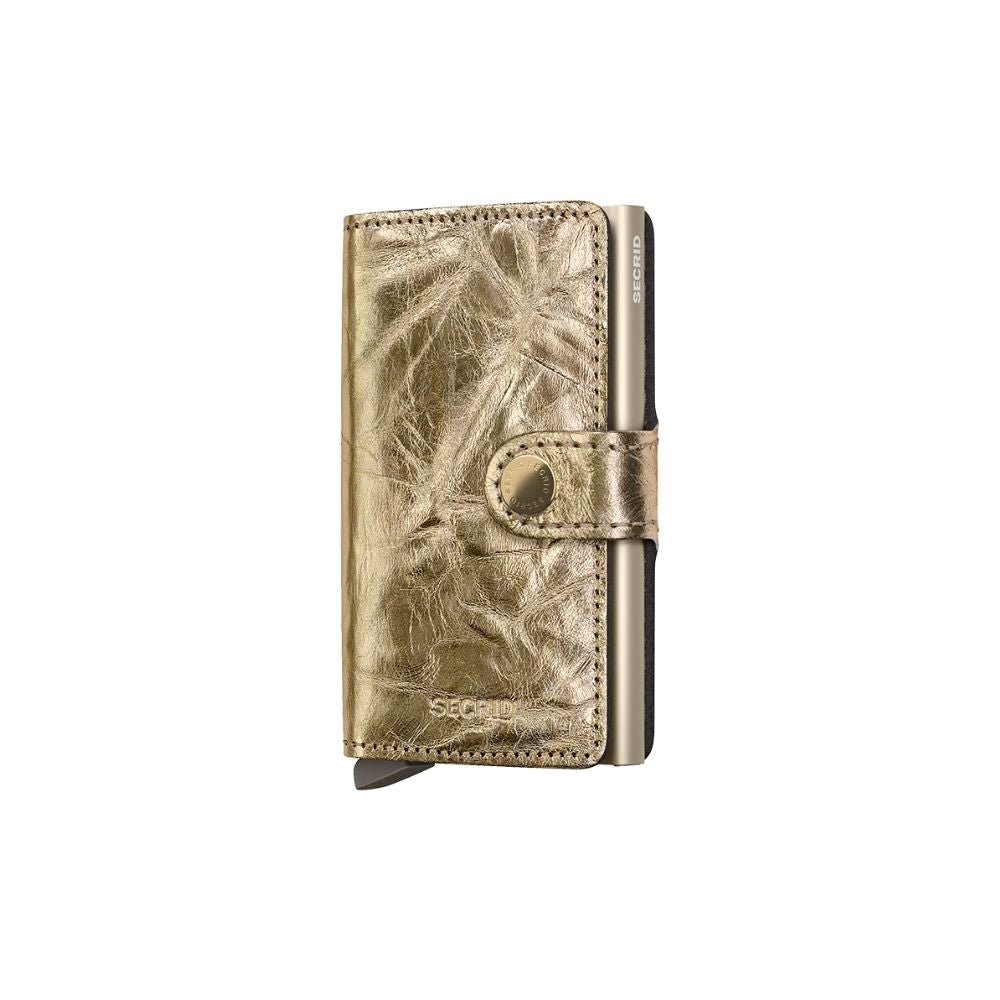 Secrid Mini Wallet Crunch in Gold - Getoutside Shoes