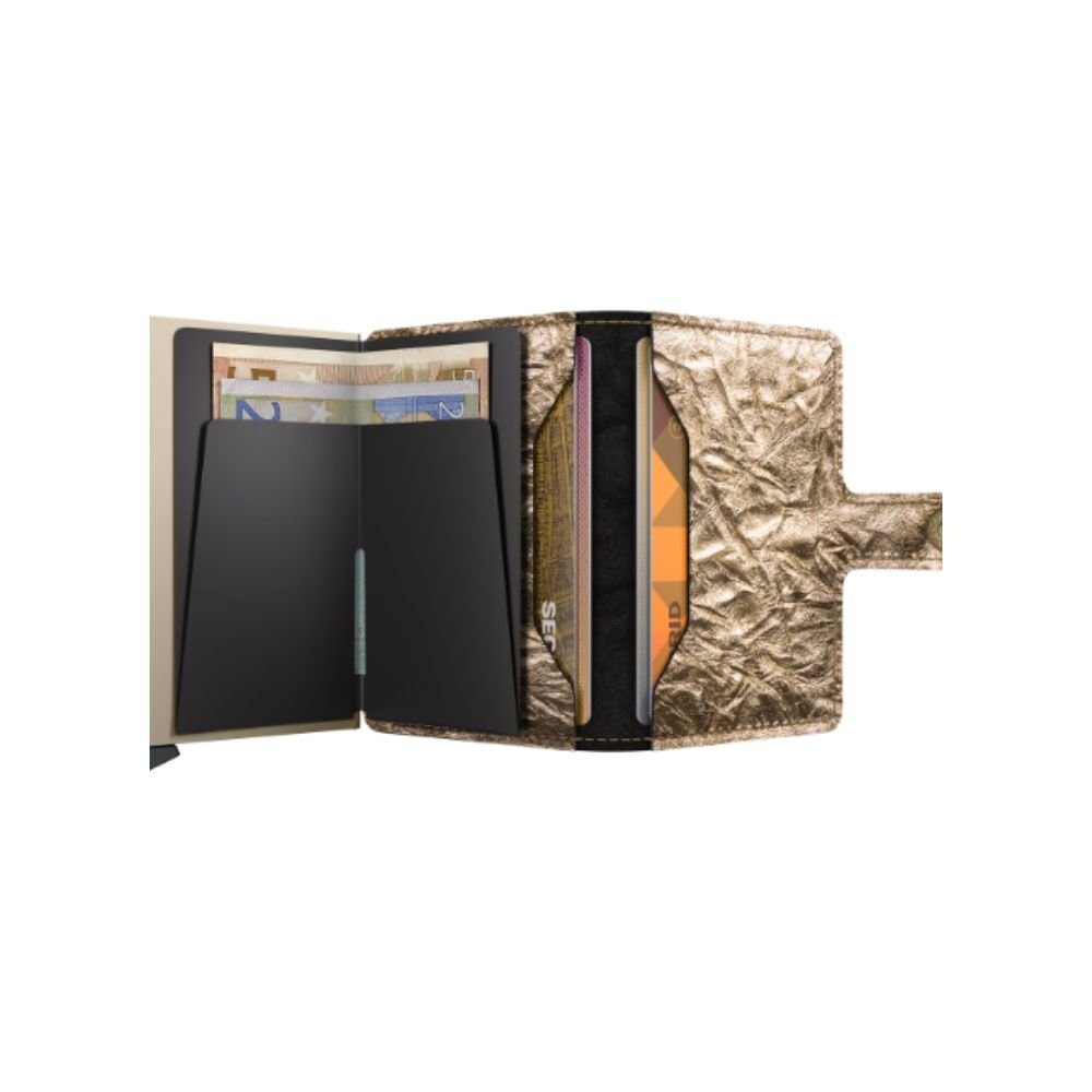 Secrid Mini Wallet Crunch in Gold - Getoutside Shoes